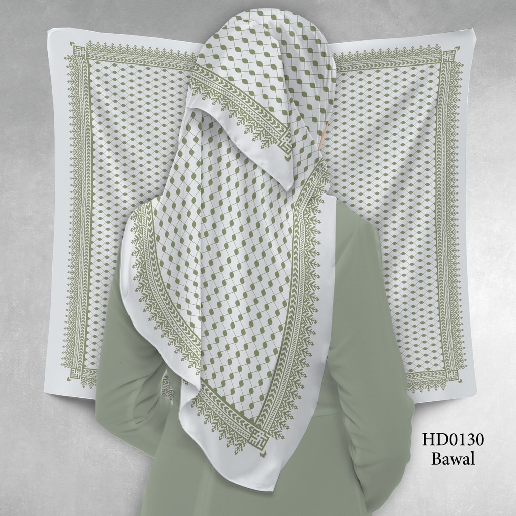 Tudung Bawal (Square Hijab) in HD0130