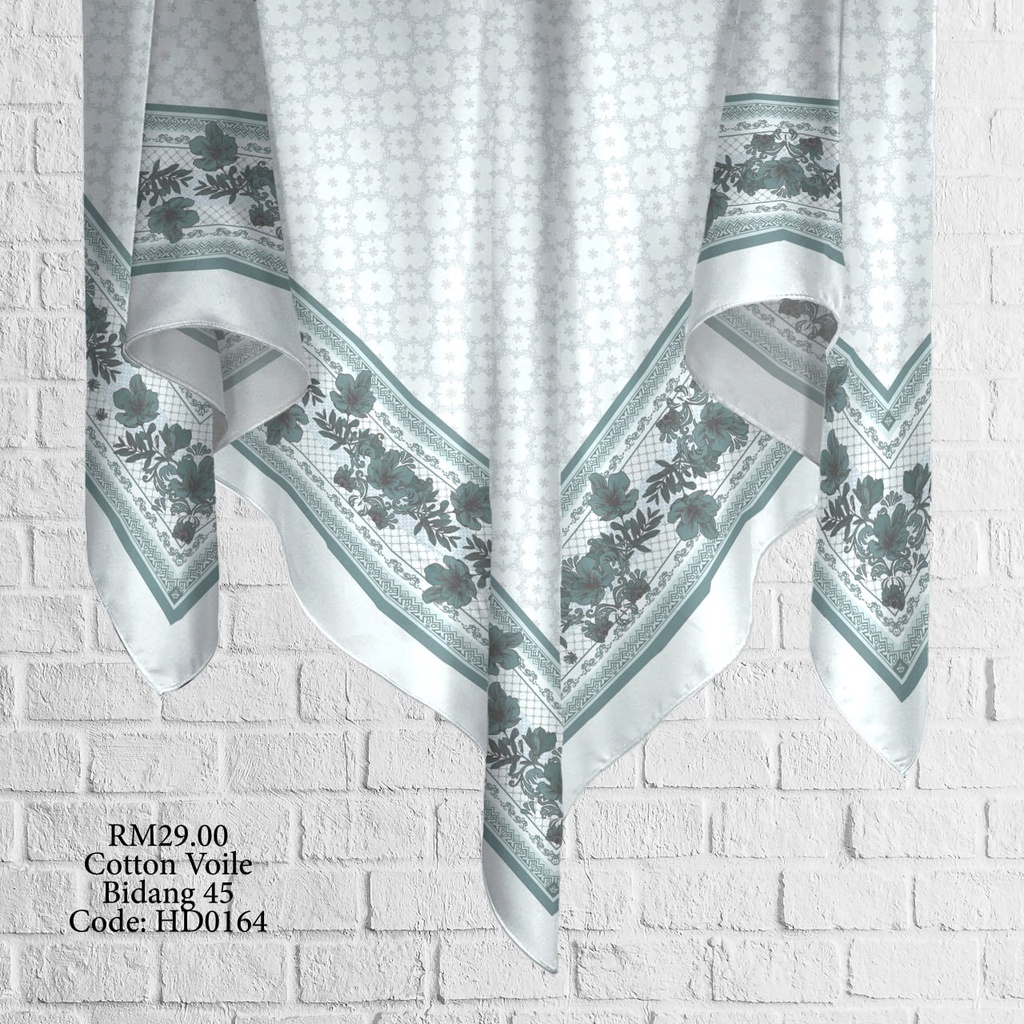 Tudung Bawal (Square Hijab) in HD0164